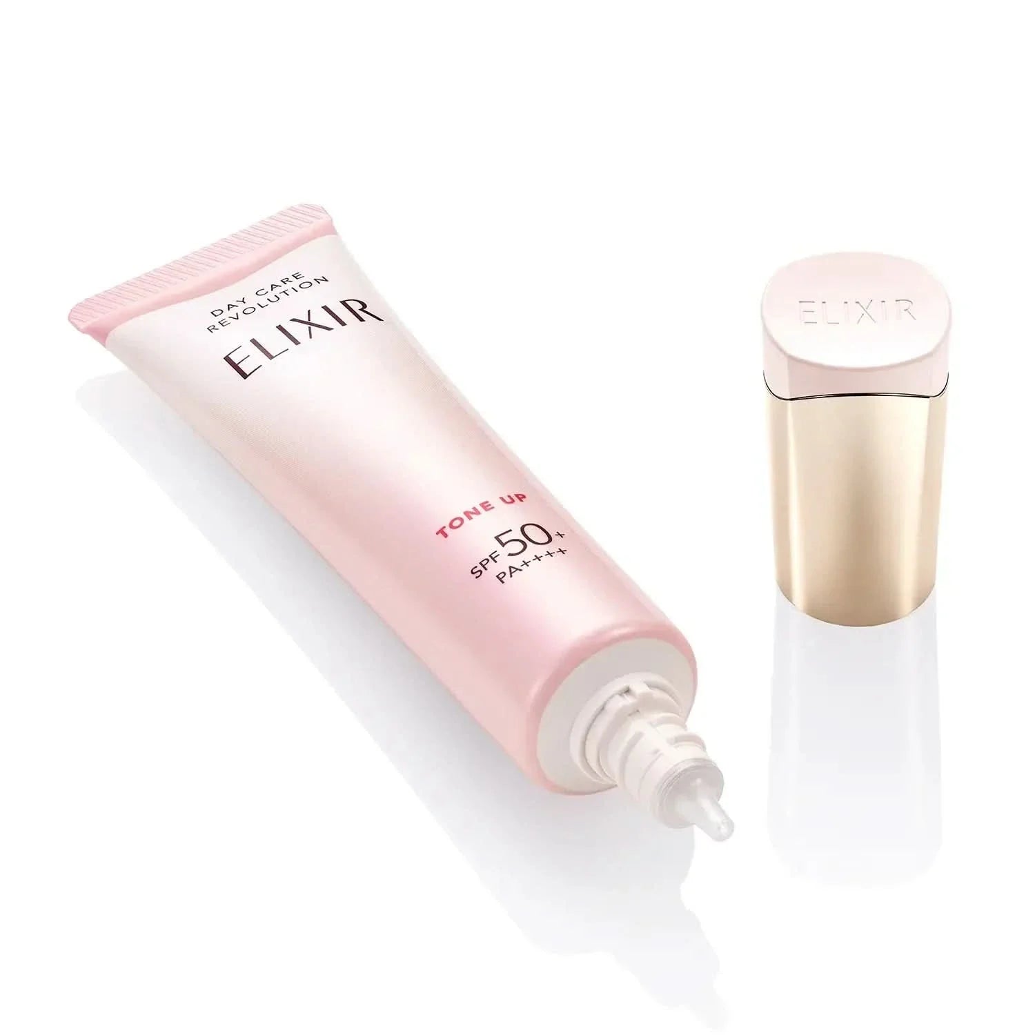 Shiseido Elixir Emulsión Multifuncional Tono Rosado SPF 50+ | 35g