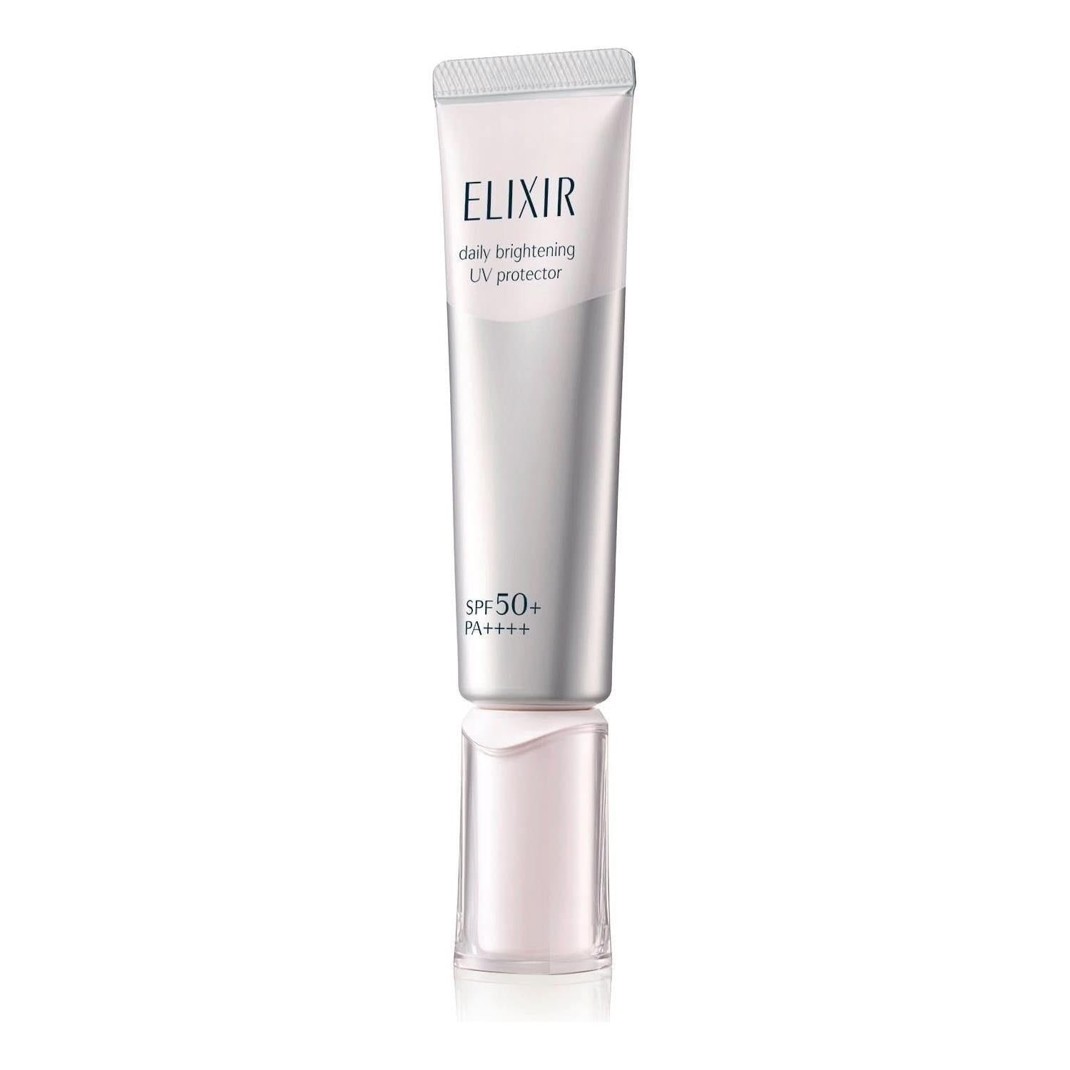 Shiseido Elixir Day Care Revolution – 35ml | SPF50+ PA++++ Protector Solar Antienvejecimiento y Base de Maquillaje