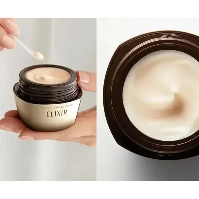 Shiseido Elixir Total V Wrinkle Firming Cream – 50g | Solución Avanzada Reafirmante y Antiedad