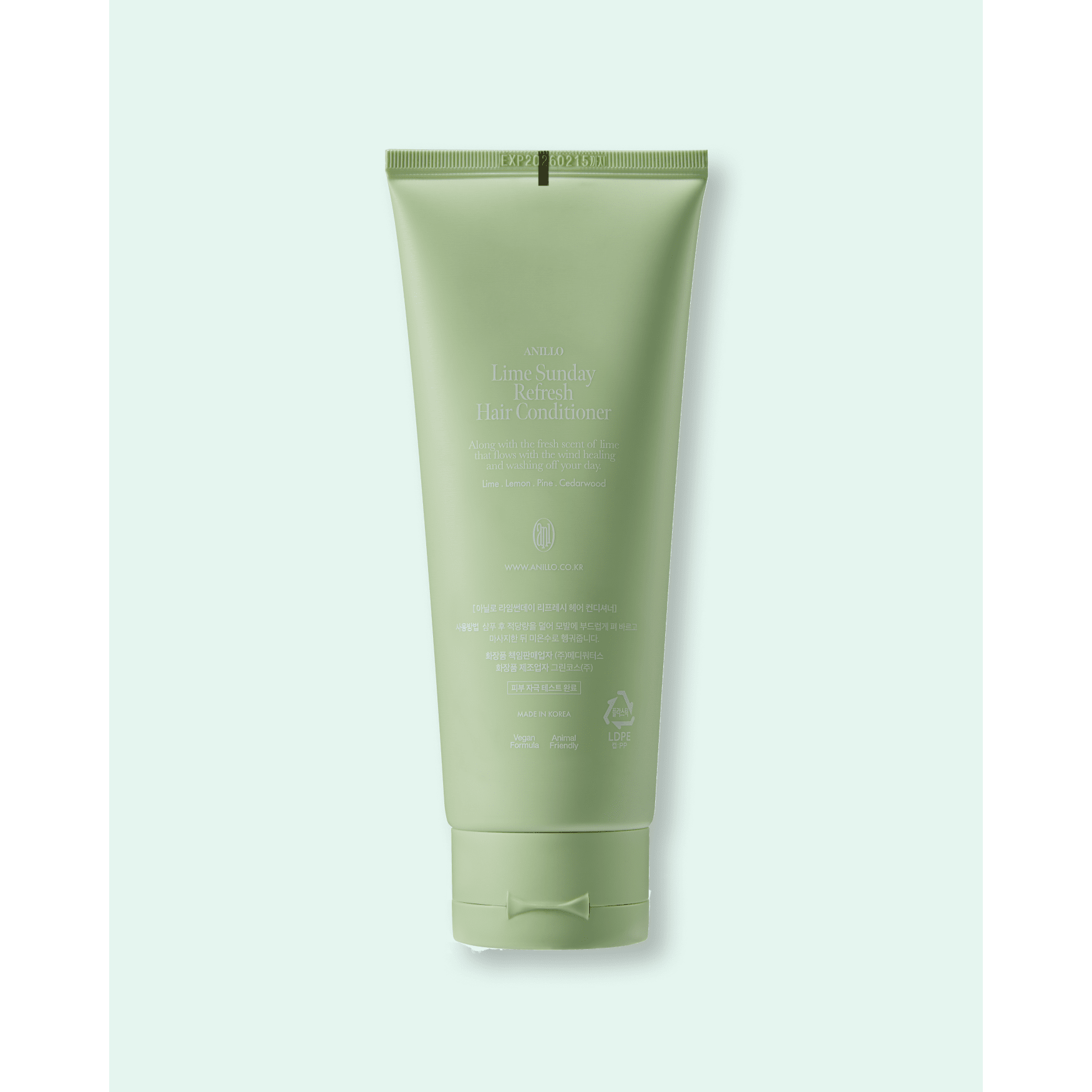 Acondicionador para el cabello Lime Sunday Refresh – 150ml | Cuidado cítrico hidratante y suavizante