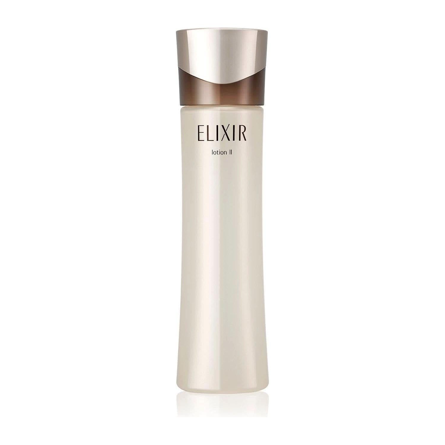 Loción Antiedad Avanzada Shiseido Elixir – 170ml | Hidratación Profunda y Realce de la Luminosidad