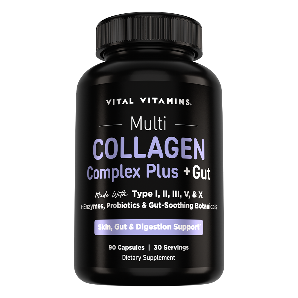 Vital Vitamins Multi Collagen Complex Plus + Gut – 90 Capsules