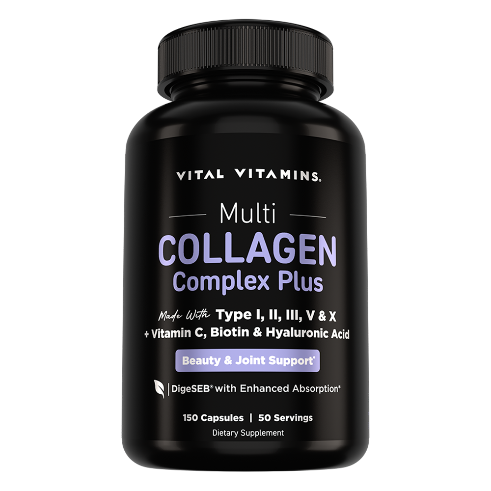 Vital Vitamins Multi Collagen Complex Plus – 150 Capsules