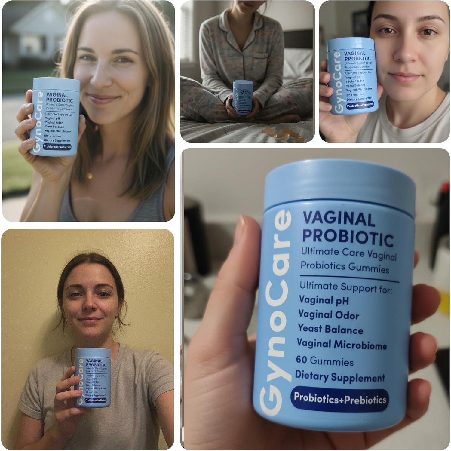 Terramed Just Think Comfort Vaginal Probiotic Gummies – Prebiotics for pH Balance, Odour Control & Feminine Health | Pineapple | 60 Gummies