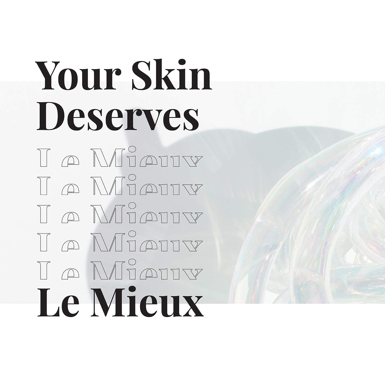 Le Mieux Eye Wrinkle Corrector Cream - Hyaluronic Acid Moisturizer for Eyes with 7 Potent Peptides & Amino Acids, under Eye Corrector Cream (0.5 Oz / 15 Ml)