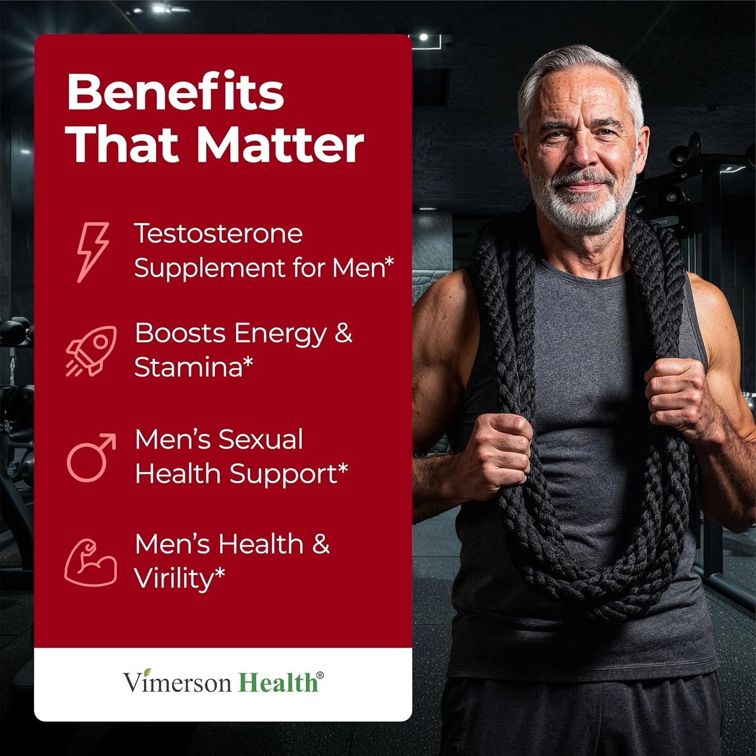 Longjack Tongat-Ali for Men 100:1 Extract – Testosterone Supplement for Men W/Tongkat Ali – Male Enhancing Supplement for Energy, Strength & Muscle Builder Support