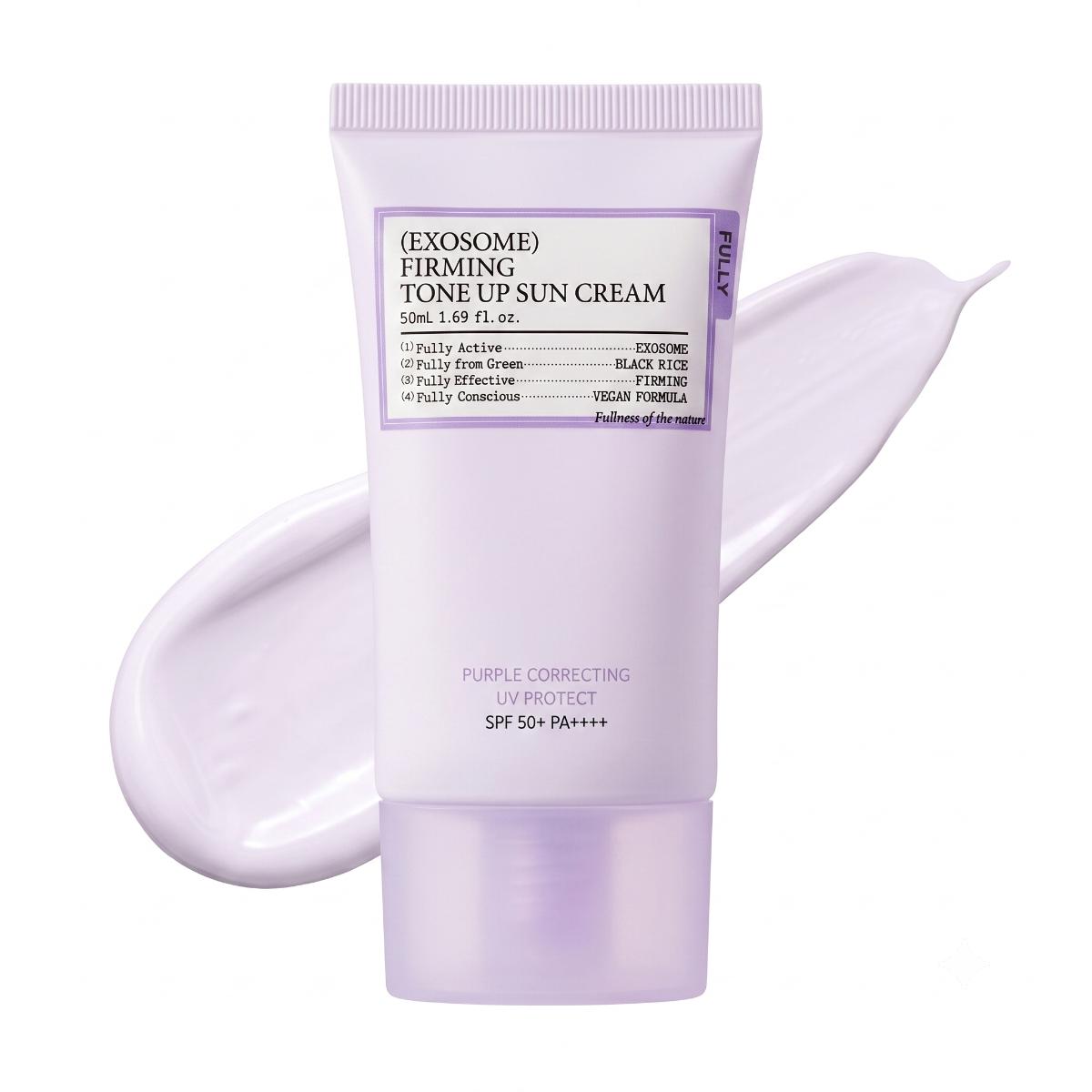 FULLY Exosome Tone Up Sunscreen SPF50+ PA++++ 50ml – Purple
