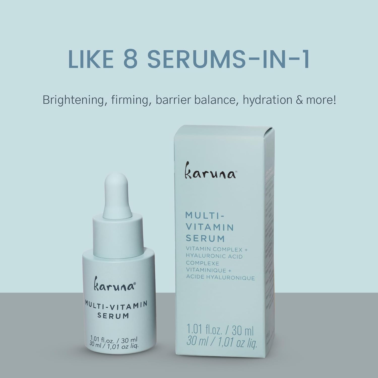 Karuna MULTI-VITAMIN Serum – 30ml | Radiance-Boosting Daily Serum with Clean, Certified Ingredients