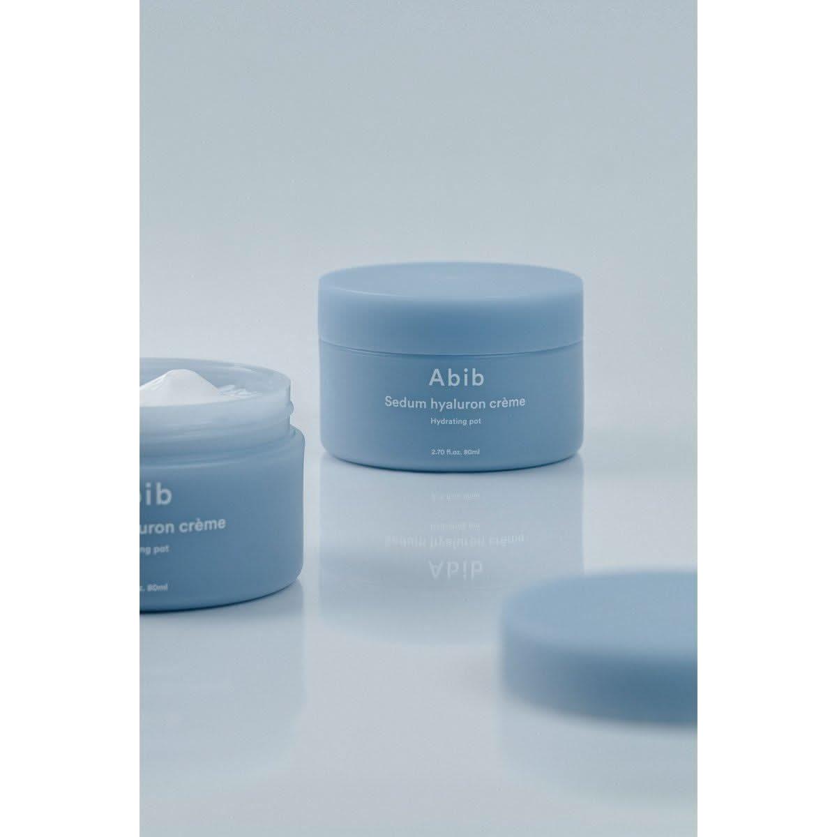 Abib Sedum Hyaluron Crème Hydrating Pot - 80ml | Intense Moisture & Calming Care - Glam Global UKAbib