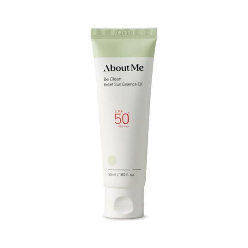 [About Me] Be Clean Relief Sun Essence EX SPF 50+ PA++++ 50ml - Glam Global UKAbout Me