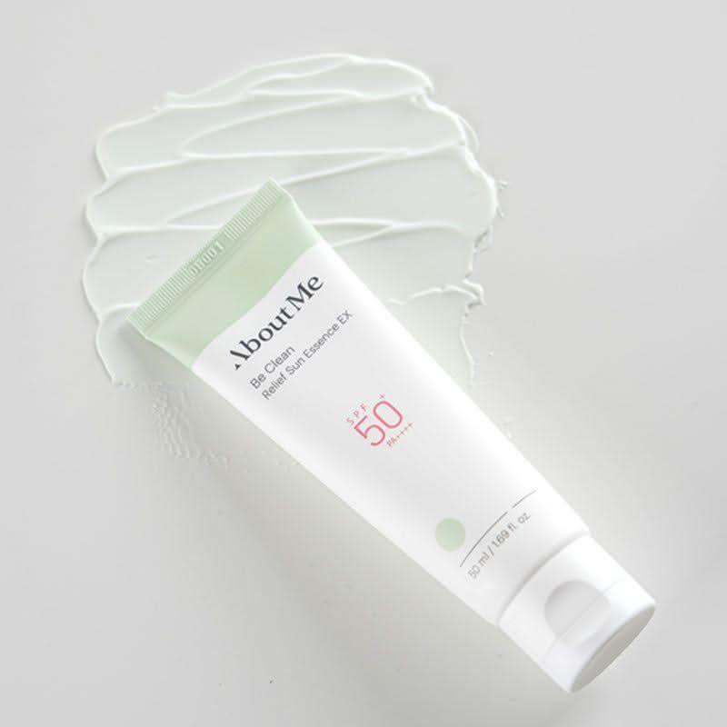 [About Me] Be Clean Relief Sun Essence EX SPF 50+ PA++++ 50ml - Glam Global UKAbout Me