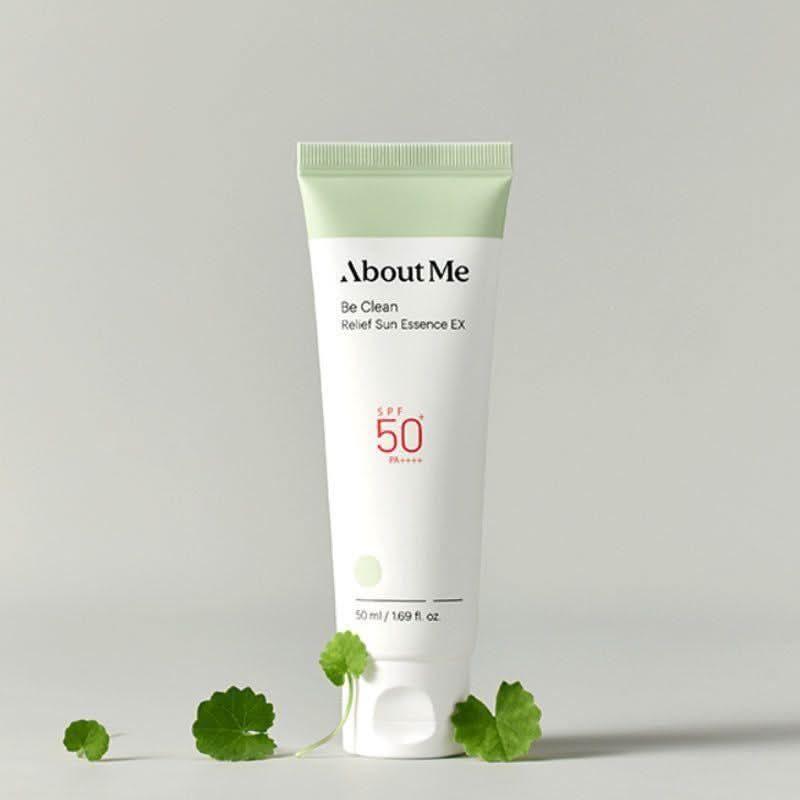 [About Me] Be Clean Relief Sun Essence EX SPF 50+ PA++++ 50ml - Glam Global UKAbout Me