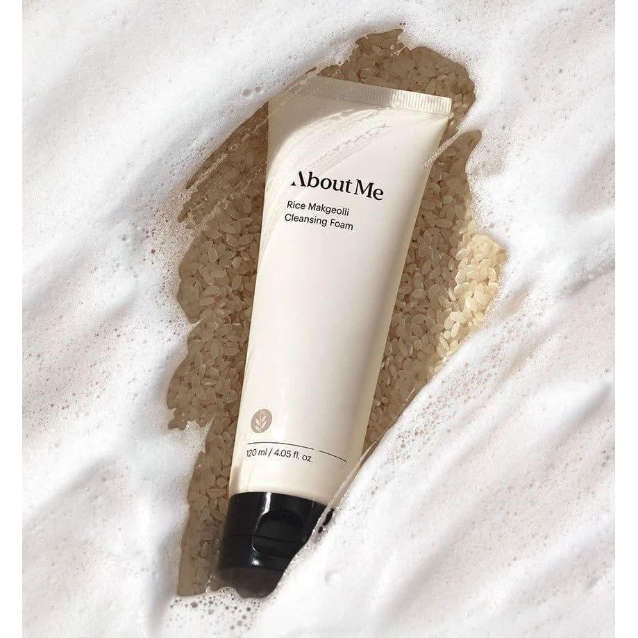 [About Me] Rice Makgeolli Cleansing Foam - 120ml Rice Bran Water Face Wash for Clear Skin - Glam Global UKAbout Me