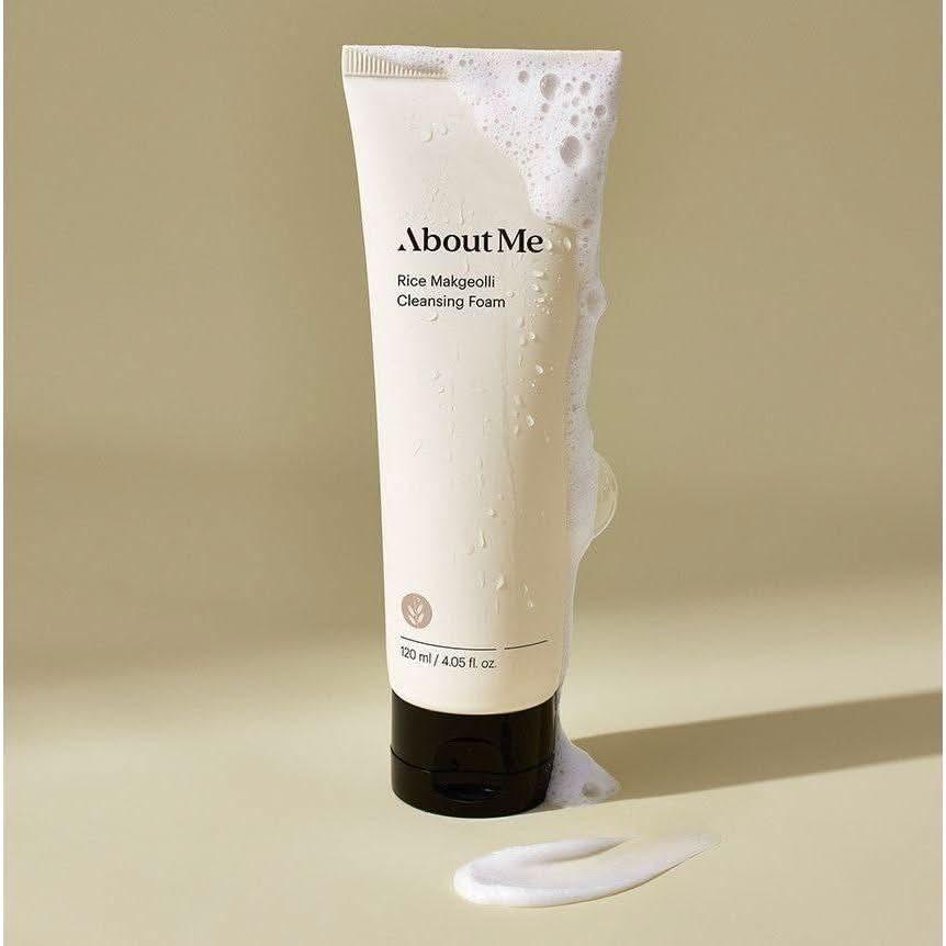 [About Me] Rice Makgeolli Cleansing Foam - 120ml Rice Bran Water Face Wash for Clear Skin - Glam Global UKAbout Me