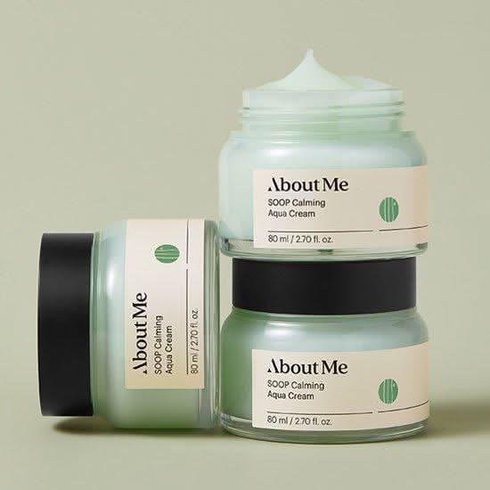 [About Me] SOOP Calming Aqua Cream 80ml - Glam Global UKAbout Me