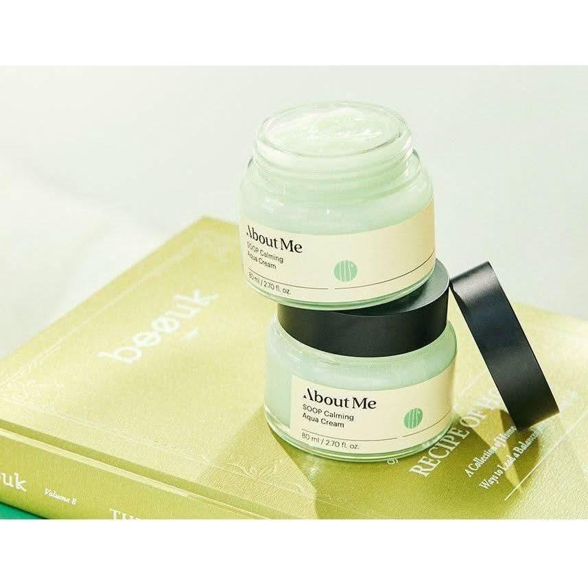 [About Me] SOOP Calming Aqua Cream 80ml - Glam Global UKAbout Me