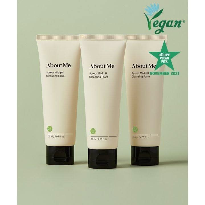 [About Me] Sprout Mild pH Cleansing Foam 120ml - Glam Global UKAbout Me