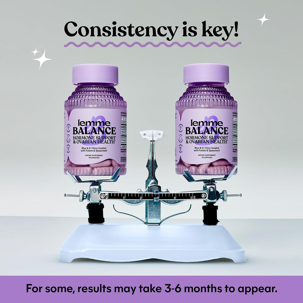 Lemme Balance Hormone Support Capsules for Women (90 Capsules)