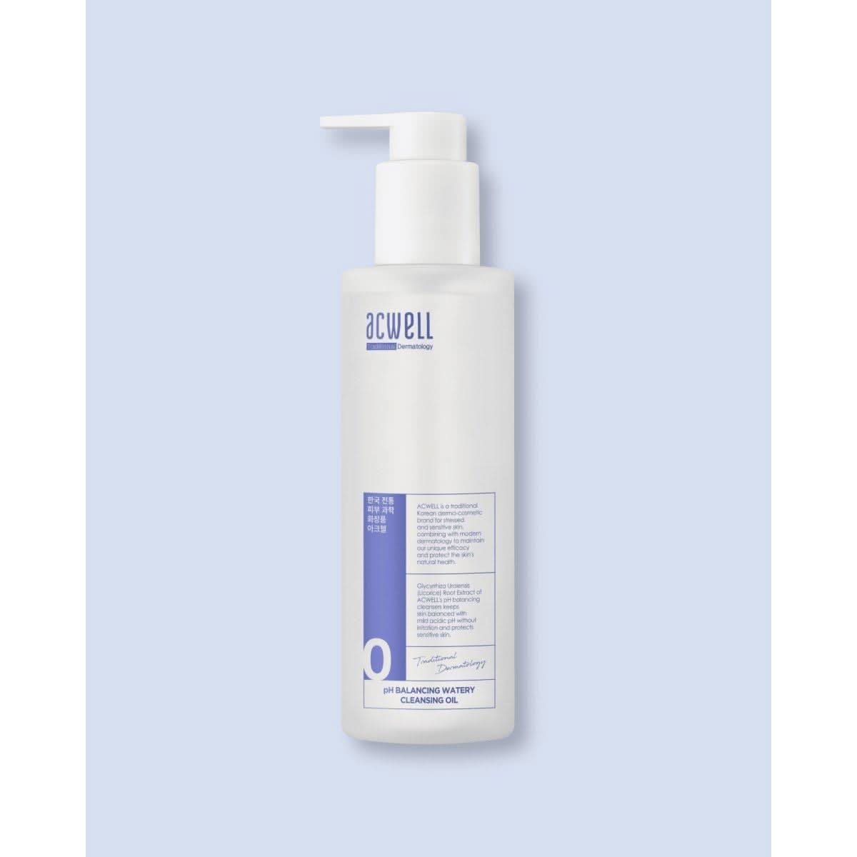 Acwell pH Balancing Watery Cleansing Oil - 200ml - Glam Global UKACWELL