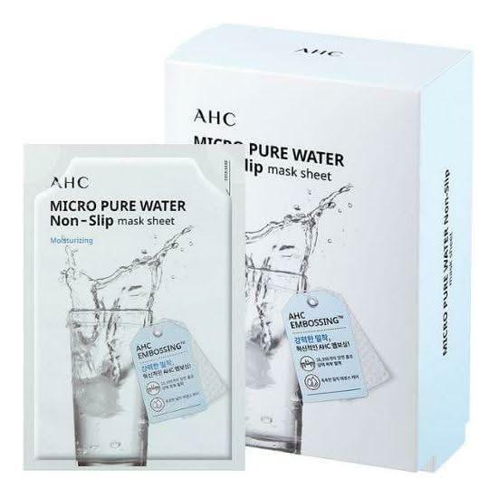 AHC Micro Pure Water Non - Slip Mask Sheet SET 33ml X 10ea - Glam Global UKAHC
