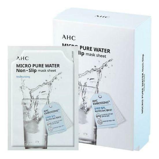 AHC Micro Pure Water Non - Slip Mask Sheet SET 33ml X 10ea - Glam Global UKAHC