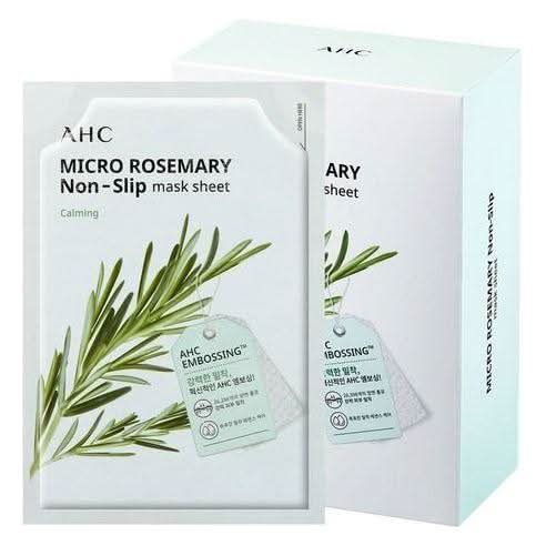 AHC Micro Rosemary Non - Slip Mask Sheet SET 33ml X 10ea - Glam Global UKAHC
