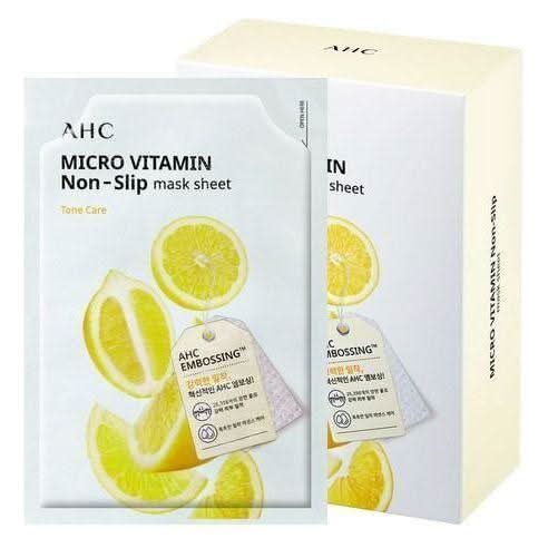 AHC Micro Vitamin Non - Slip Mask Sheet 33ml x 10ea - Glam Global UKAHC