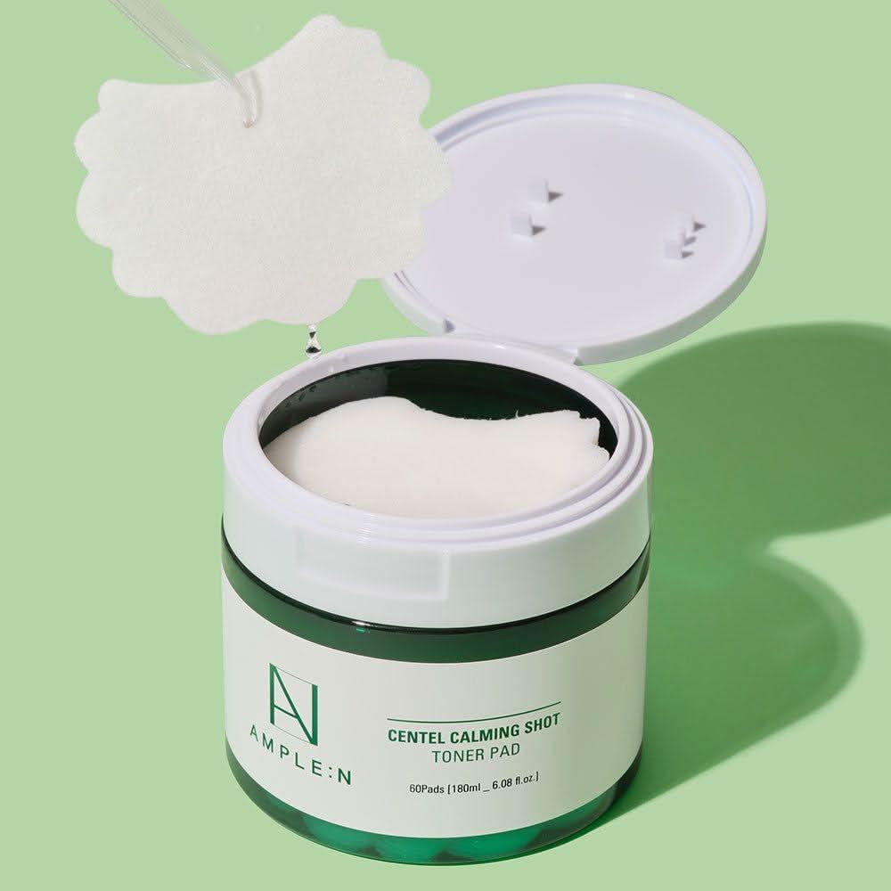AMPLE:N Centel Calming Shot Toner Pad 180ml - Glam Global UKAMPLE:N