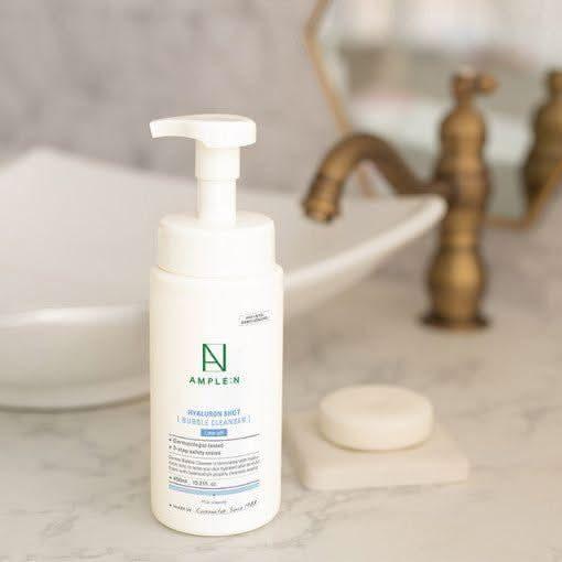 AMPLE:N Hyalruon Shot Bubble Cleanser 450ml - Glam Global UKAMPLE:N