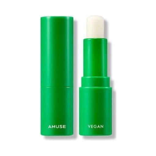 AMUSE Vegan Green Lip Balm - 3.5g (2 Colors) | Hydrating & Eco - Friendly Lip Care - Glam Global UKAMUSE