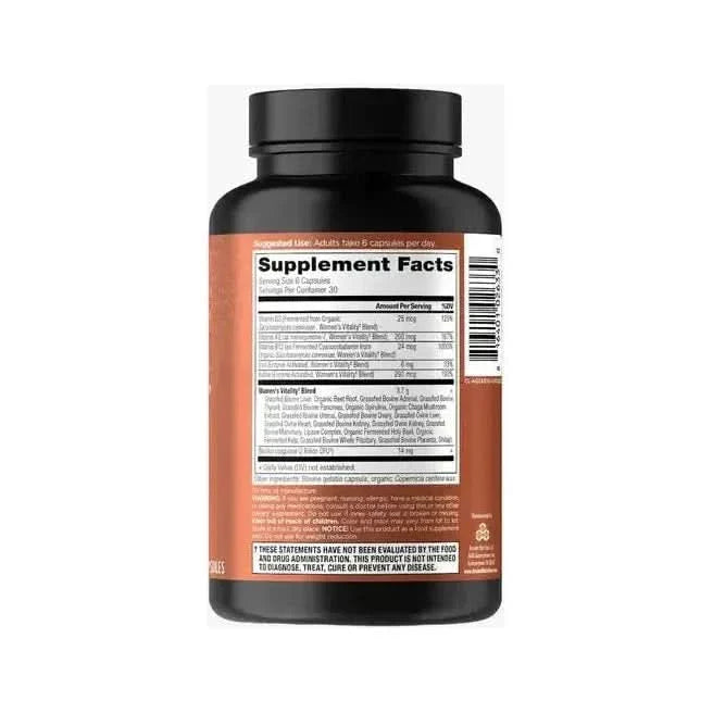 Ancient Glandulars Women's Vitality - 180 Capsules - Glam Global UKAncient Nutrition