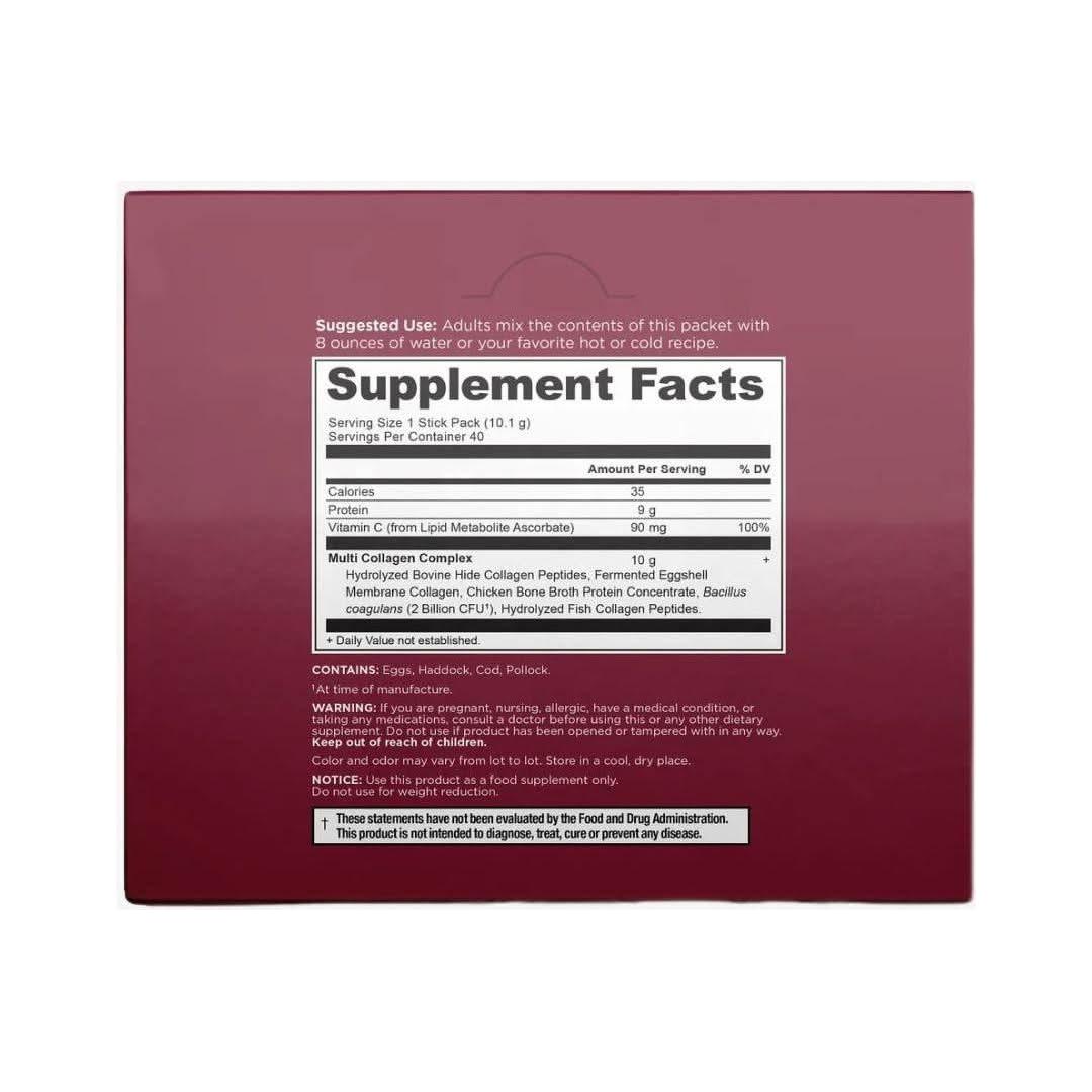 Ancient Nutrition Multi Collagen Protein - 40 - Pack Sticks - Glam Global UKAncient Nutrition