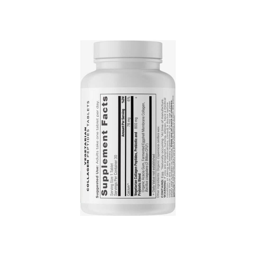 Ancient Nutrition Vegetarian Collagen Peptides Tablets - 30 Capsules - Glam Global UKAncient Nutrition