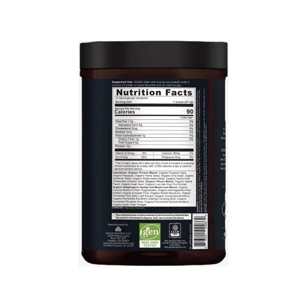 Ancient Plant Protein - Vanilla 12 Servings - Glam Global UKAncient Nutrition
