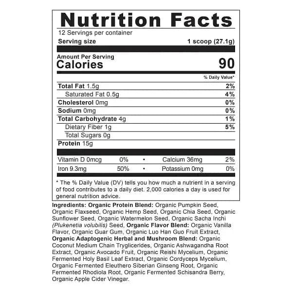 Ancient Plant Protein - Vanilla 12 Servings - Glam Global UKAncient Nutrition