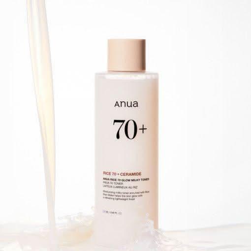 Anua Rice 70 Glow Milky Toner - 250ml - Glam Global UKAnua