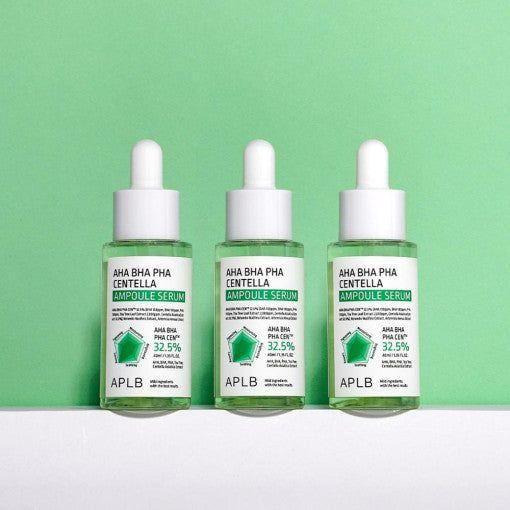 APLB AHA BHA PHA Centella Ampoule Serum 40ml - Glam Global UKAPLB