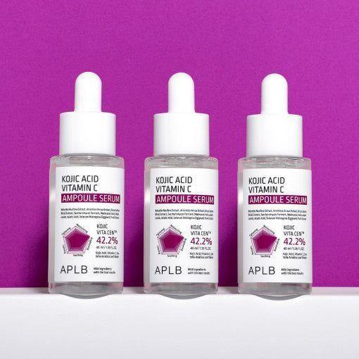 APLB Kojic Acid Vitamin C Ampoule Serum - 40ml | Brightening & Hydrating Care - Glam Global UKAPLB