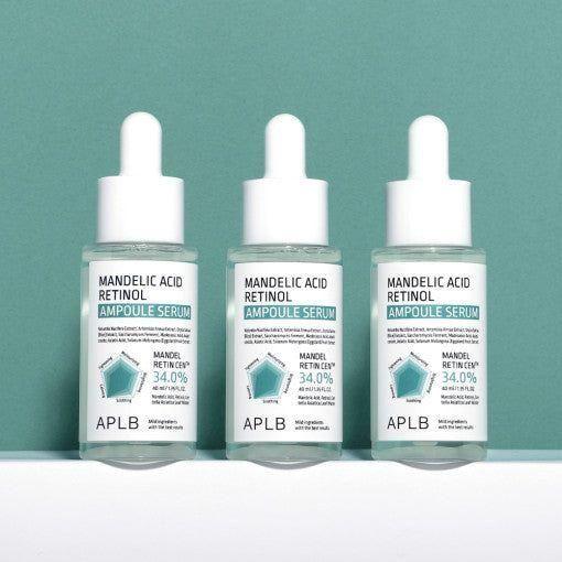 APLB Mandelic Acid Retinol Ampoule Serum 40ml | Gentle Exfoliation & Elasticity Boost - Glam Global UKAPLB