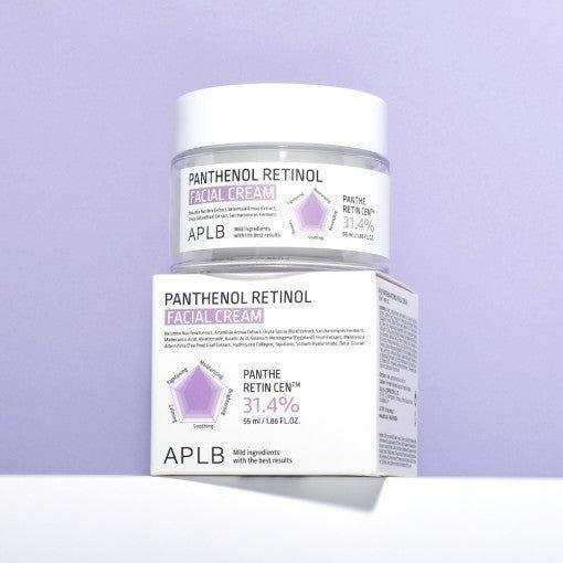 APLB Panthenol Retinol Facial Cream - 55ml | Hydrating & Anti - Aging Care - Glam Global UKAPLB
