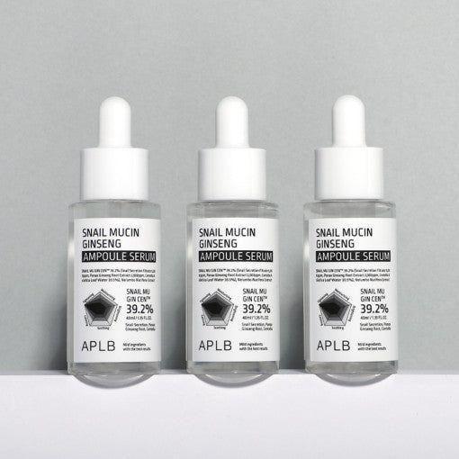 APLB Snail Mucin Ginseng Ampoule Serum 40ml - Glam Global UKAPLB