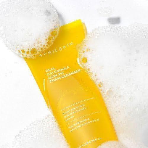 APRILSKIN Calendula Low pH Foam Cleanser 200ml - Glam Global UKAPRILSKIN