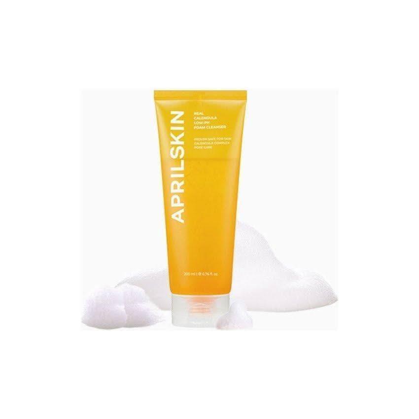 APRILSKIN Calendula Low pH Foam Cleanser 200ml - Glam Global UKAPRILSKIN