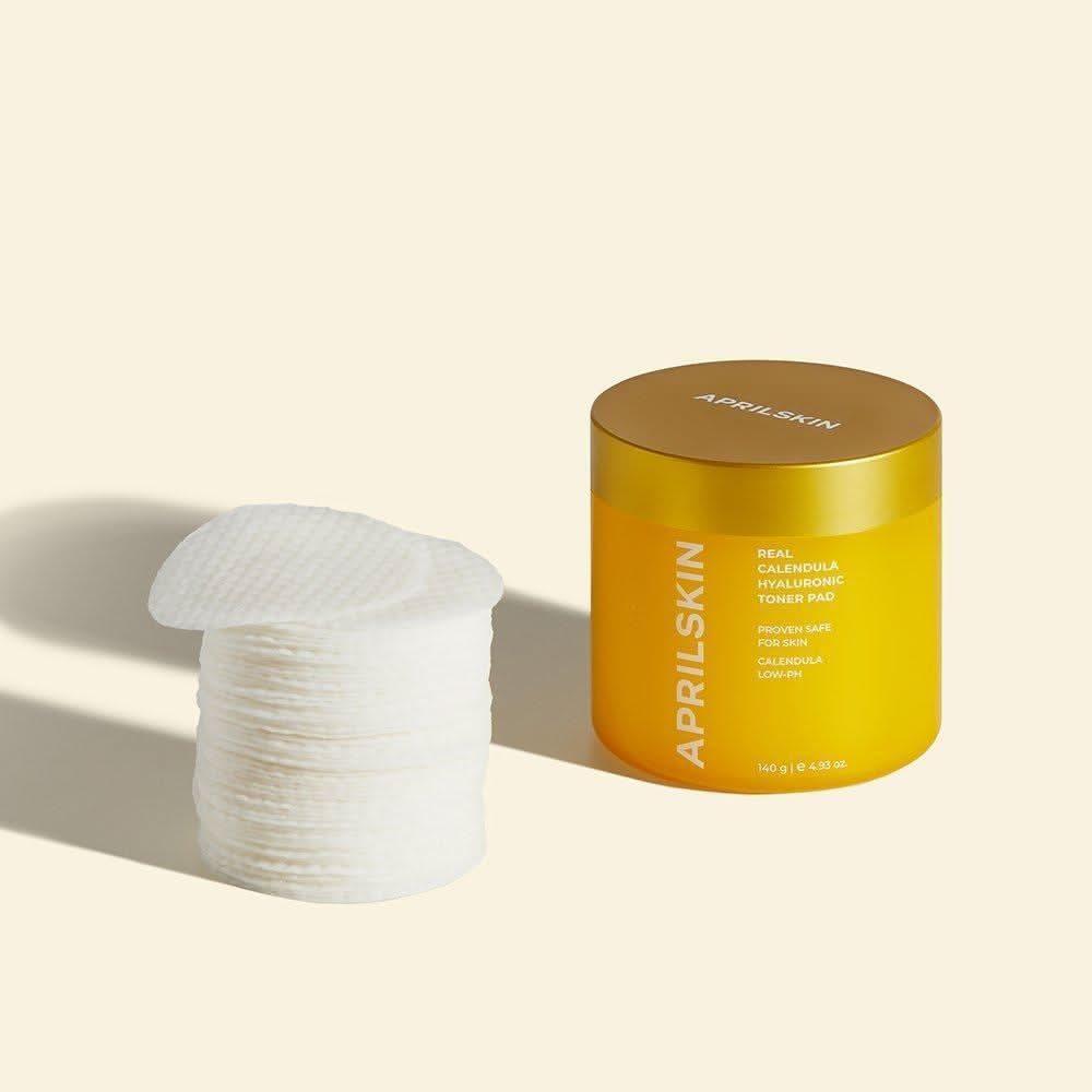 APRILSKIN Calendula PHA Hyaluronic Toner Pads 140g - Glam Global UKAPRILSKIN