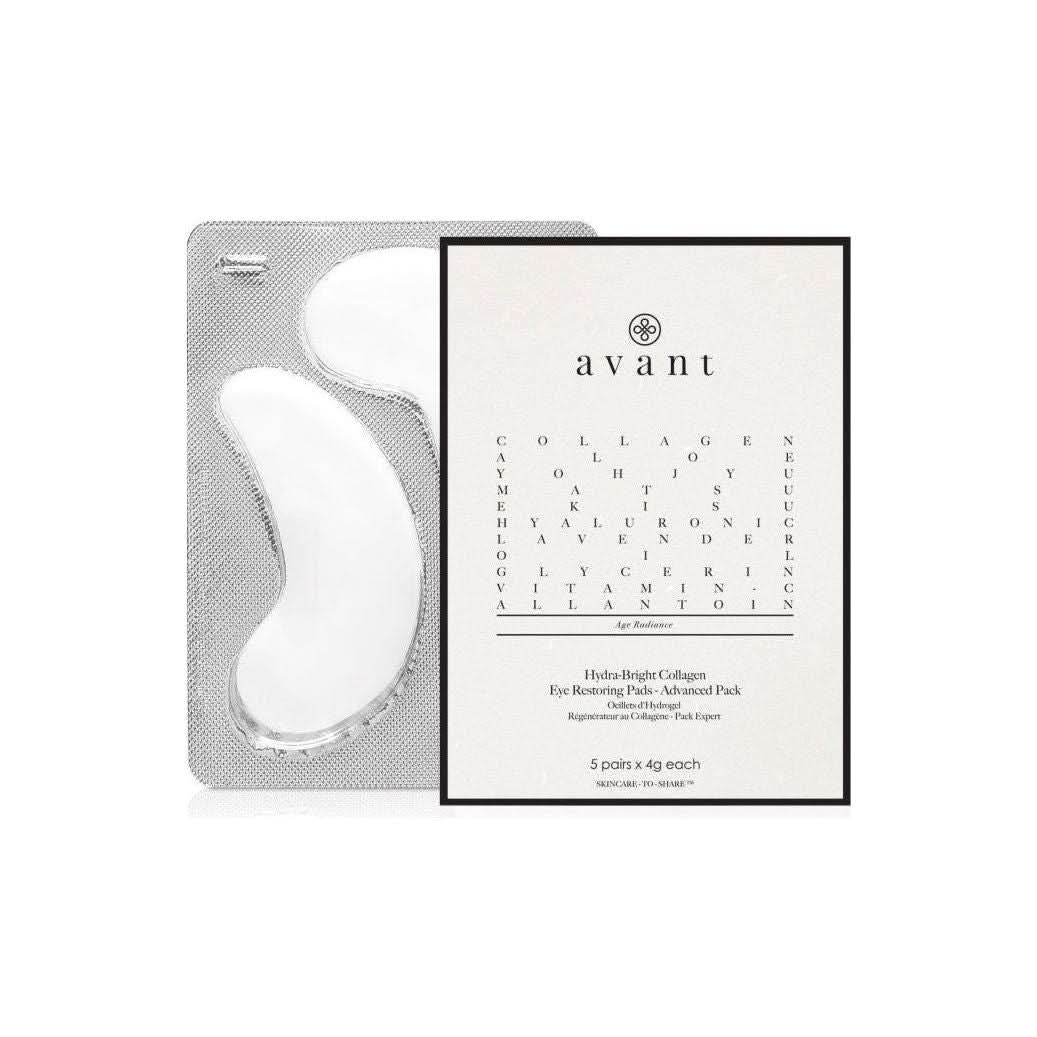 Avant Skincare Advanced Pack - Hydra - Bright Collagen Eye Restoring Pads - 5 x pairs - Glam Global UKAvant Skincare