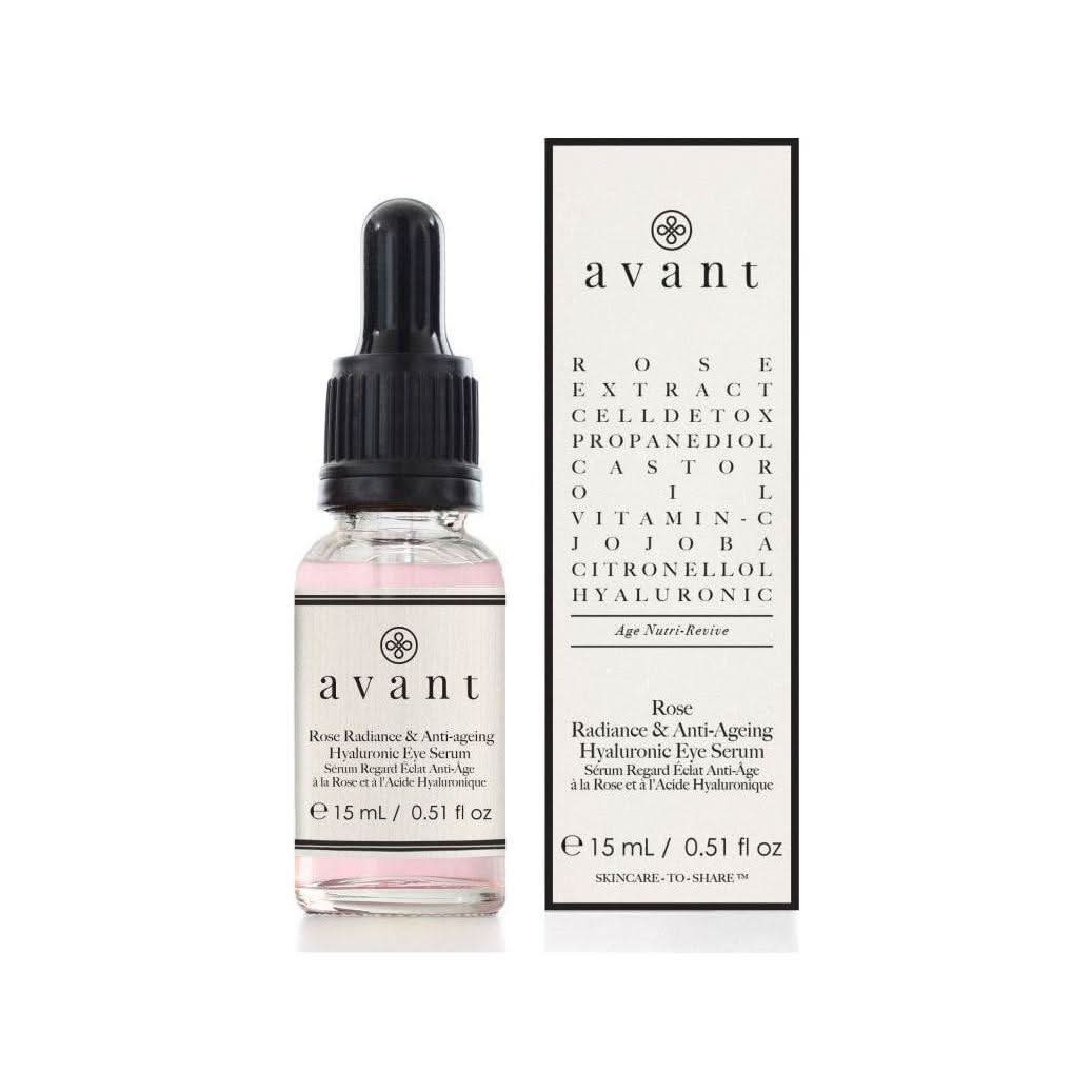 Avant Skincare Rose Radiance & Anti - ageing Hyaluronic Eye Serum - 15ml - Glam Global UKAvant Skincare