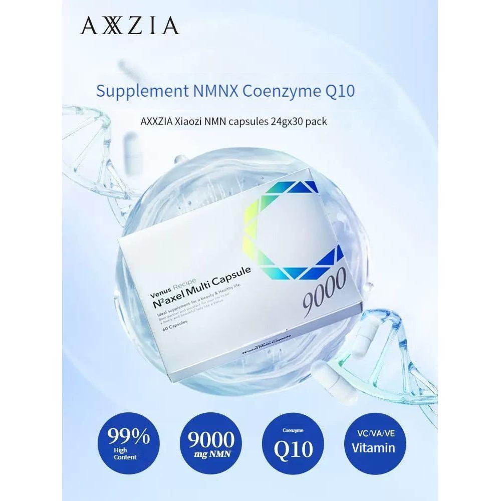 AXXZIA 9000mg High - Content High - Purity NMN Capsule NAD+ - Glam Global UKAXXZIA