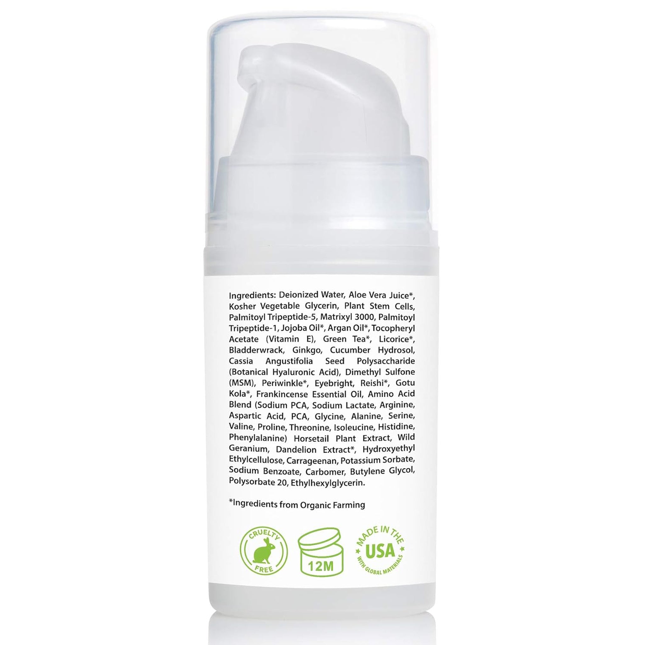 Amara Beauty Eye Cream Gel for Dark Circles and Puffiness with Peptides & Hyaluronic Acid, 0.5 Fl. Oz.