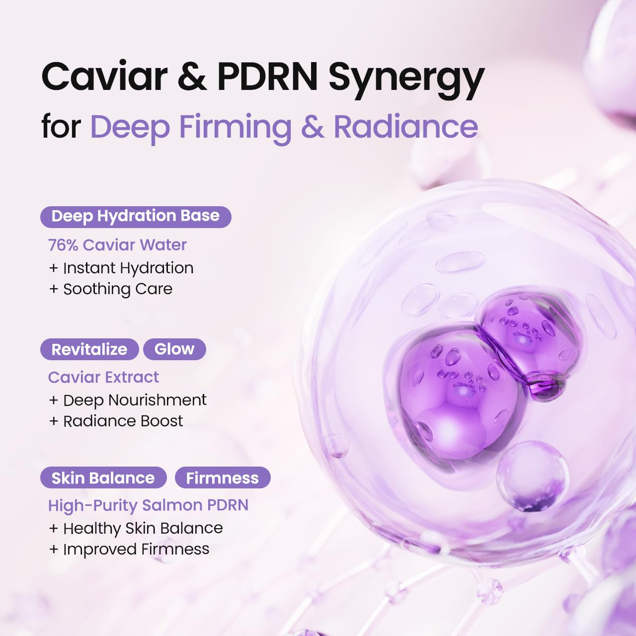 BIODANCE Caviar PDRN Jelly Serum Mist – 50ml | Hydrating & Radiance Face Spray | Sprayable Hydrogel | Korean Skincare