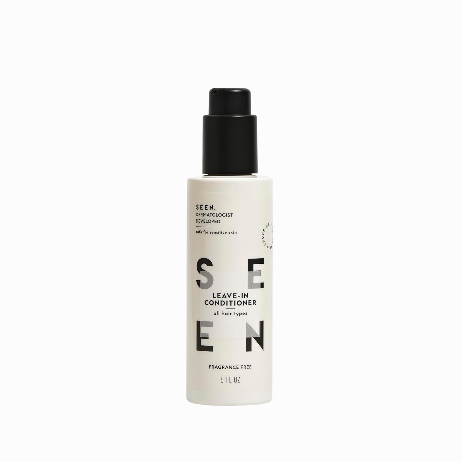 SEEN Leave-In Conditioner – 5fl oz | Fragrance-Free, Non-Comedogenic Hydration for All Hair Types